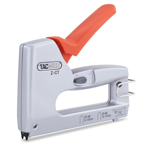 Tacwise 1749 Z-CT Profi Duo Metall Kabeltacker, verwendet Heftklammern des Typs CT-45 und CT-60 Heftklammern Tacwise 1749 Z-CT Profi Duo Metall Kabeltacker, verwendet Heftklammern des Typs CT-45 und CT-60 Heftklammern von TACWISE