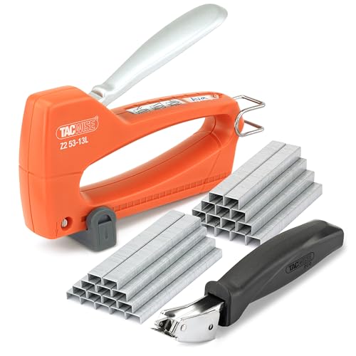 Tacwise 1776 Z2 53-13L Leichtes Handtacker mit 4000 Heftklammern und ECO Heftklammerentferner, verwendet Typ 13 und 53/4-8 mm Heftklammern von TACWISE