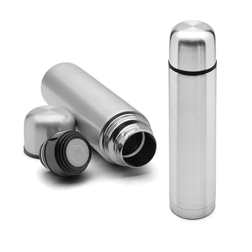 THERMOSKANNE Edelstahl Kaffeekanne Tee Thermosflasche Isolierkanne 0,7 L Vakuum von TADAR Codzienne sukcesy
