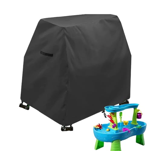 TADAYIM Abdeckhaube für Wasser-Spiel-Tische,420D Oxford Kinder Wasser-Spiel-Tisch-Abdeckung - UV Schutz Wasserspielzeug Abdeckung Wasserdichter Protektor für Terrasse Garten Outdoor von TADAYIM