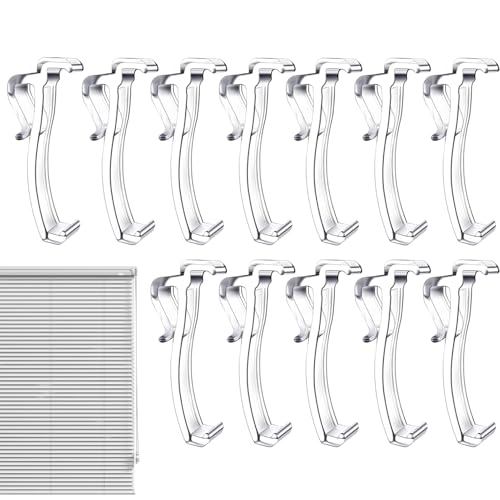 TADAYIM Clips für Vorhänge, 12 Stück, -Seitenvorhang, Seitenfensterabdeckung, Hardware, Rückhalteklammer, einfache Installation, für Camping, Outdoor, Schlafzimmer, Badezimmer von TADAYIM