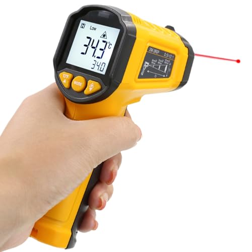 TADAYIM Digitale Infrarotthermometer | Infrarot Thermometer mit Digitalanzeige | Ergonomisches Messgerät Mit Schneller Reaktion Und Präziser Messung Für Wartung Überwachung Haushalt Erwachsene TADAYIM Digitale Infrarotthermometer | Infrarot Thermometer mit Digitalanzeige | Ergonomisches Messgerät Mit Schneller Reaktion Und Präziser Messung Für Wartung Überwachung Haushalt Erwachsene von TADAYIM