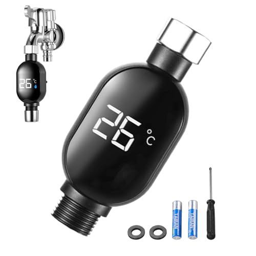 TADAYIM Duschwasser Temperatur Monitor - Thermometer Für Duschwasser Temperatur | Wasserdicht Für Badezimmer Hotel Haushalt von TADAYIM