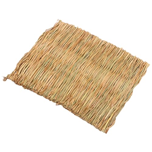 TADAYIM Grasmatte | Geflochtenes Schlafnest,Natürliche Grasmatte Als Ruheplatz, Schlafbereich & Kratzfläche Für Hasen, Katzen Und Hunde von TADAYIM
