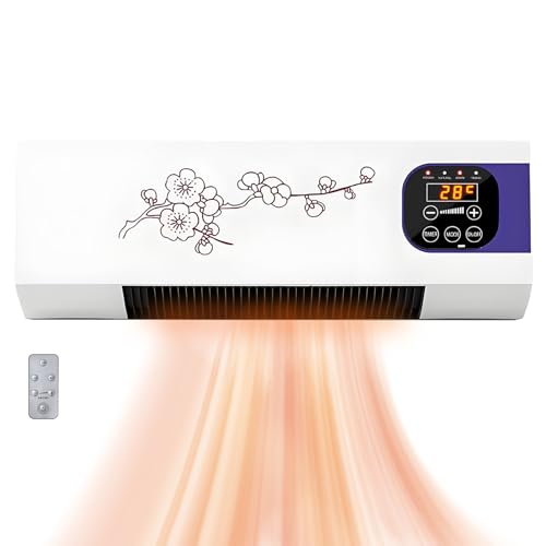 TADAYIM Klimaanlage zur Wandmontage | Leise Portable Klimagerät Mit Kühlen Und Heizen,Desktop-Kühlventilator Platzsparendes Zubehör für Raum Büro Wohnheim Arbeitsplatz und von TADAYIM