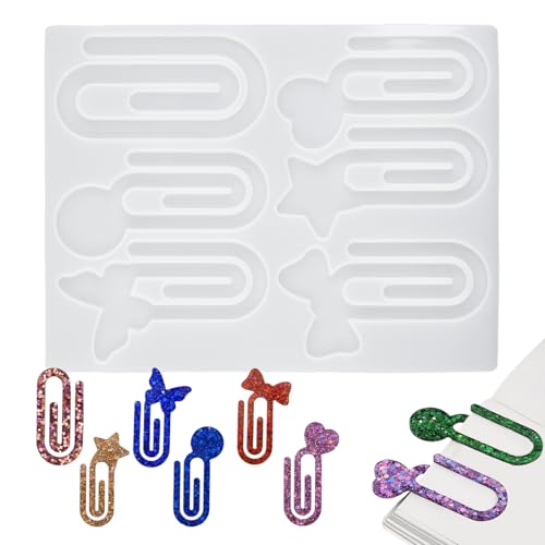 TADAYIM Lesezeichen Gussformen Für Kunstharz - Schnellhefter Lesezeichen Silikonformen - Werkzeug Für Alle von TADAYIM