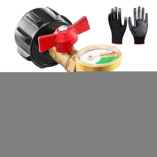 TADAYIM Nachfülladapter Für 450g Flaschen, Nachfülladapter Mit Ventil Und Manometer, Camping Grill Zubehör Für Draußen, Befüllen 0,45kg Flasche Aus 9kg Tank, 90-Grad Winkeldesign TADAYIM Nachfülladapter Für 450g Flaschen, Nachfülladapter Mit Ventil Und Manometer, Camping Grill Zubehör Für Draußen, Befüllen 0,45kg Flasche Aus 9kg Tank, 90-Grad Winkeldesign von TADAYIM