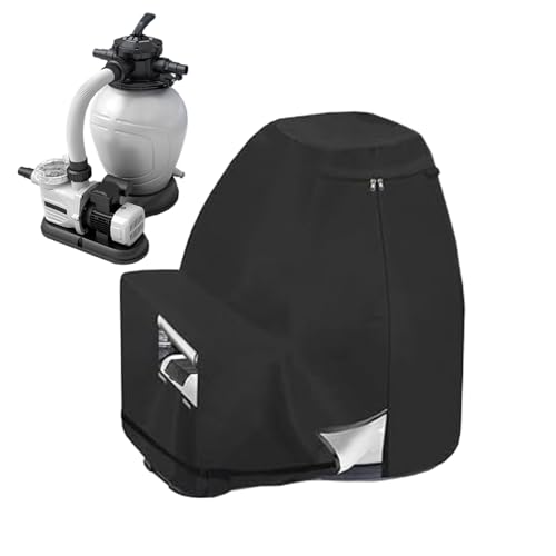 TADAYIM Sandfilter Pumpenabdeckung,Sandfilter Abdeckplane mit UV Schutz für Filteranlagen | UV-Beständiger Schutz Atmungsaktiver Gehäuseschutz Für Außengeräte Im Garten Schwimmbadbereich von TADAYIM