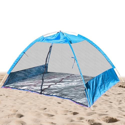 TADAYIM Strandschatten, Sonnenunterkunft | UPF 50 Sun Shade Outdoor Tent,Tragbarer Baldachin -UV -Schutz, Easy Setup Sunshade 2 3 4 Person für Outdoor, Picknicks, Angeln, Reisen, Garten von TADAYIM