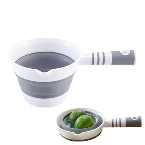 TADAYIM Wasserschöpfer,Faltbare Badeschöpfkelle - Aufhängbare Kelle Für Küche Bad Dusche Reisen Garten von TADAYIM