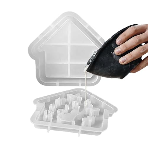 Tadayim Cat House Candle Form - Haus Kerzenform - Ornament Kreatives niedliches Handwerkswerkzeug für Klassenzimmer Wohnzimmer Weihnachtsstätte Halloween Kindergartenschule Schule Tadayim Cat House Candle Form - Haus Kerzenform - Ornament Kreatives niedliches Handwerkswerkzeug für Klassenzimmer Wohnzimmer Weihnachtsstätte Halloween Kindergartenschule Schule von TADAYIM