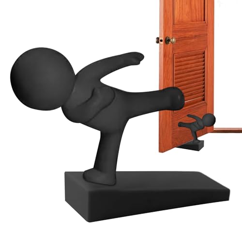 Tadayim niedliche Gummi -Figuren Dekorative Türstop Keil | Türstopper, unterer Stoßstangenschutz für Sicherheitsbar verhindert Wandschäden Schlafzimmer Zimmer Home Office Apartment von TADAYIM