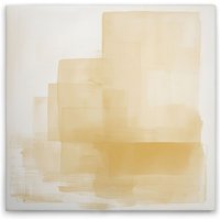 Leinwandbild Aquarell Gemälde M1-No.52116 - Kunstdruck auf Leinwand in Weiß Gelb - Wandbild 30 x 30 cm Leinwandbild Aquarell Gemälde M1-No.52116 - Kunstdruck auf Leinwand in Weiß Gelb - Wandbild 30 x 30 cm von TADESSI