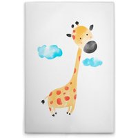 Leinwandbild Kinderzimmer Aquarell Giraffe M1-No.51423 - Kunstdruck auf Leinwand in Weiß Gelb - Wandbild 30 x 45 cm Leinwandbild Kinderzimmer Aquarell Giraffe M1-No.51423 - Kunstdruck auf Leinwand in Weiß Gelb - Wandbild 30 x 45 cm von TADESSI
