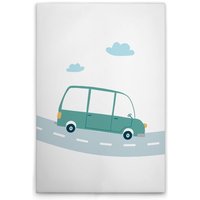 Leinwandbild Kinderzimmer Autos M1-No.51408 - Kunstdruck auf Leinwand in Weiß Grün - Wandbild 30 x 45 cm Leinwandbild Kinderzimmer Autos M1-No.51408 - Kunstdruck auf Leinwand in Weiß Grün - Wandbild 30 x 45 cm von TADESSI