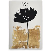 Leinwandbild Mohnblüte Schwarz Gold M1-No.50702 - Kunstdruck auf Leinwand in Creme Gold - Wandbild 30 x 45 cm Leinwandbild Mohnblüte Schwarz Gold M1-No.50702 - Kunstdruck auf Leinwand in Creme Gold - Wandbild 30 x 45 cm von TADESSI