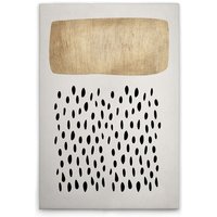 Leinwandbild Regenwolke Schwarz Gold M1-No.50717 - Kunstdruck auf Leinwand in Creme Gold - Wandbild 30 x 45 cm Leinwandbild Regenwolke Schwarz Gold M1-No.50717 - Kunstdruck auf Leinwand in Creme Gold - Wandbild 30 x 45 cm von TADESSI