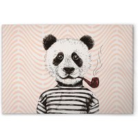 Leinwandbild Retro Panda Bunt M1-No.51046 - Kunstdruck auf Leinwand in Orange Weiß - Wandbild 45 x 30 cm Leinwandbild Retro Panda Bunt M1-No.51046 - Kunstdruck auf Leinwand in Orange Weiß - Wandbild 45 x 30 cm von TADESSI