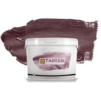 TADESSI Color Vista Wandfarbe Rot - Burgund - Matte Dispersionsfarbe - Innenfarbe für Wand und Decke von TADESSI