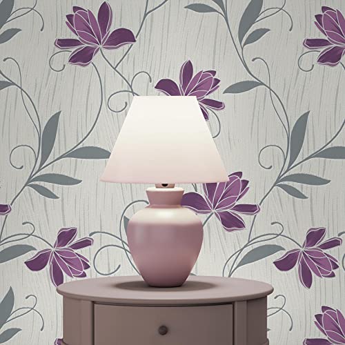 Tapete Blumen Florentin M1-No.2155 | Papiertapete | Lila | Grau | Floral Tapete Blumen Florentin M1-No.2155 | Papiertapete | Lila | Grau | Floral von TADESSI