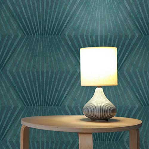 TADESSI Tapete Grafik Noan M1-No.812 Vliestapete Grün 3D Geometrisch Vintage für Wohnzimmer Schlafzimmer Küche von TADESSI