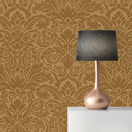 TADESSI Tapete Metall Claudius M1-No.41 Vliestapete Gold Ornamente Barocktapete für Wohnzimmer Schlafzimmer Küche TADESSI Tapete Metall Claudius M1-No.41 Vliestapete Gold Ornamente Barocktapete für Wohnzimmer Schlafzimmer Küche von TADESSI