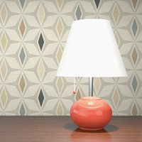 TADESSI Tapete Retro Roberto M1-No.34 Vliestapete Grau Braun Geometrische Tapete Grafik Wohnzimmer Schlafzimmer Küche TADESSI Tapete Retro Roberto M1-No.34 Vliestapete Grau Braun Geometrische Tapete Grafik Wohnzimmer Schlafzimmer Küche von TADESSI