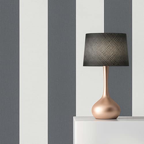 TADESSI Tapete Streifen Romeo M1-No.12 Vliestapete Grau Weiß Streifentapete Klassik für Wohnzimmer Schlafzimmer Küche TADESSI Tapete Streifen Romeo M1-No.12 Vliestapete Grau Weiß Streifentapete Klassik für Wohnzimmer Schlafzimmer Küche von TADESSI