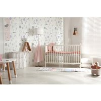 Tadessi - Tapete Kinderzimmer M1-No.722 Vliestapete Lila Weiß Tapete mit Tieren Jungenzimmer Mädchenzimmer Tadessi - Tapete Kinderzimmer M1-No.722 Vliestapete Lila Weiß Tapete mit Tieren Jungenzimmer Mädchenzimmer von TADESSI
