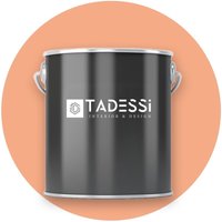 TADESSI Wall Select Wandfarbe Orange - Melone - abwaschbare Innenfarbe matt - Dispersionsfarbe - Geruchsarm und Lösemittelfrei von TADESSI