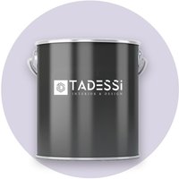 TADESSI Wall Select Wandfarbe Violett - Fliederlila - abwaschbare Innenfarbe matt - Dispersionsfarbe - Geruchsarm und Lösemittelfrei von TADESSI