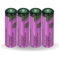 4x Tadiran Lithium 3,6V Batterie SL 760/S AA - Zelle LiSOCl2 2200mAh 4x Tadiran Lithium 3,6V Batterie SL 760/S AA - Zelle LiSOCl2 2200mAh von TADIRAN
