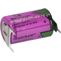 Lithium 3,6V Batterie sl 350/PT 1/2AA - Zelle, Print 1/2 +/- - - Tadiran von TADIRAN