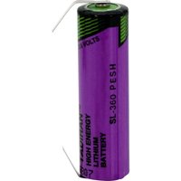 Batteries sl 360 t Spezial-Batterie Mignon (aa) U-Lötfahne Lithium 3.6 v 2400 mAh 1 St. - Tadiran von TADIRAN