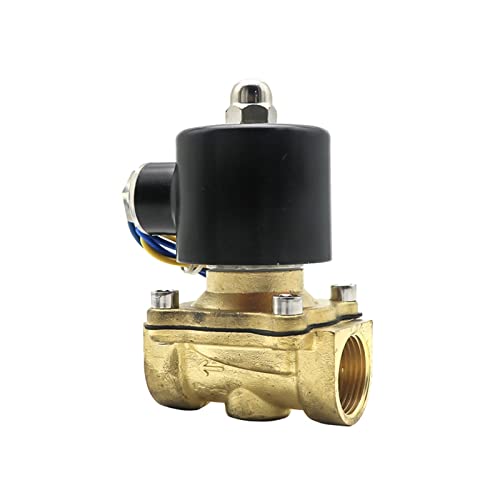 1/4" 3/8" 1/2" 3/4" 1" DN8/10/15/20/25/50 Elektrisches Magnetventil, normalerweise geschlossen, pneumatisch, for Wasser, Öl, Luft, 220 V, 110 V, 12 V, 24 V(Dc 12v,DN40) von TADZKKIWM