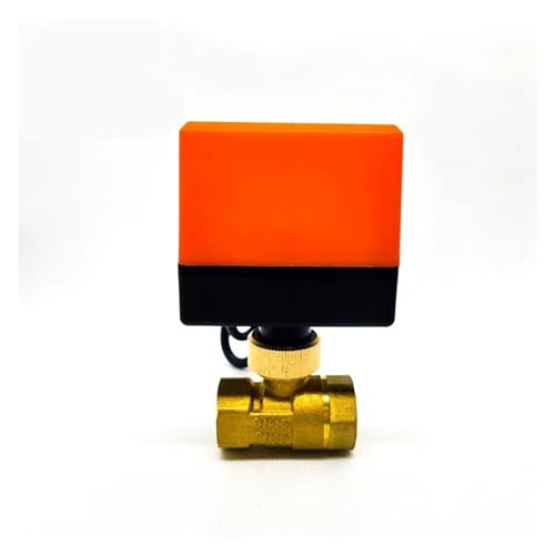 TADZKKIWM 1/2 "3/4" 1 "1-1/4" 1-1/2 "2" elektrische Kugelhahn Messing Klimaanlage Bodenheizung Magnetventil Zwei-Wege AC220V DC24V DC12V von TADZKKIWM