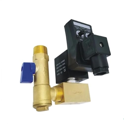 TADZKKIWM 1/2" DN15 Elektrischer Timer Automatisches Wasserventil Magnetventil Elektronisches Ablassventil 40 bar for Luftkompressor-Kondensat(24V) von TADZKKIWM