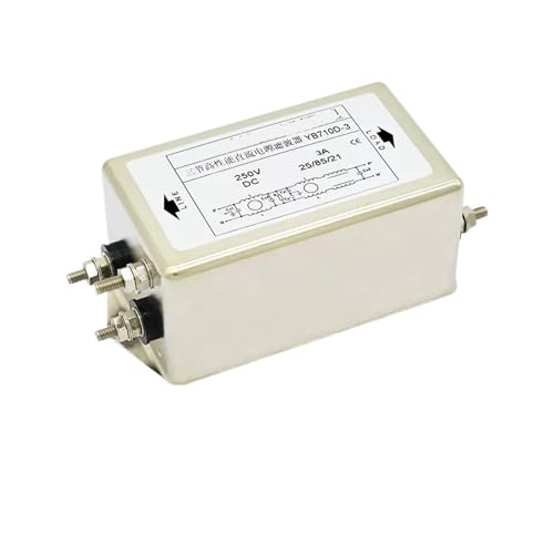TADZKKIWM 12V 24V 110V 250VDC Dreiteiliger DC-Netzfilter YB710D-3A 6A 10A 20A 30A(YB710D-3A) von TADZKKIWM