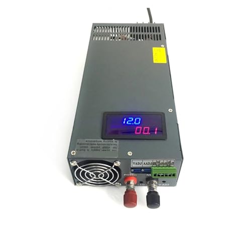 TADZKKIWM 1500W AC-DC Switching Power Supply Voltage and Current Adjustable 12V 24V 36V 48V 70V 80V 90V 220V 350V with Displayer(with Display,110V-0-72V 0-20.8A) von TADZKKIWM