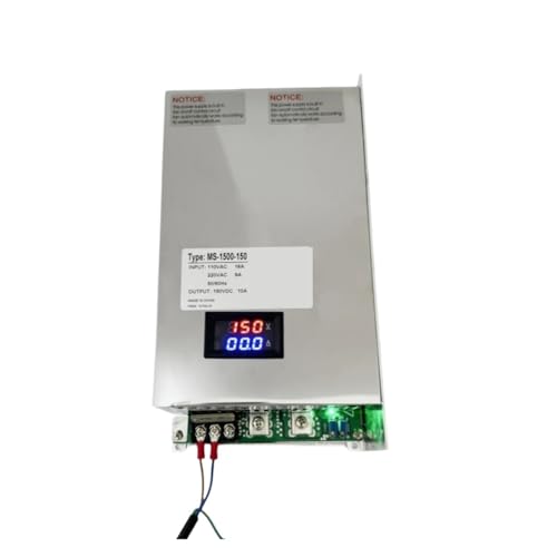 TADZKKIWM 1500W Digital Display Power Supply 220V AC to DC 12V 15V 24V 36V 48V 60V 72V 85V 110V 150V 200V Voltage Current Adjustable(0-36vdc-1500w,110V) von TADZKKIWM