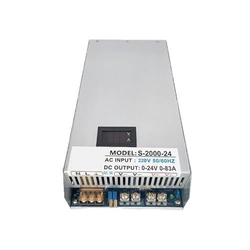 TADZKKIWM 2000W Adjustable Switching Power Supply with Display AC/DC 0-12V 24V 36V 48V 60V 80V 90V 110V AC/DC S-2000(0-72v 0-27a-2000w) von TADZKKIWM