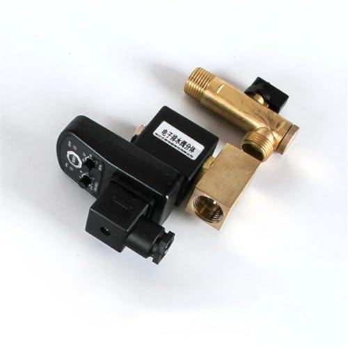 TADZKKIWM AC 220 V 1/2 Zoll Elektrischer Timer Automatisches Wasserventil Magnetventil Elektronisches Ablassventil for Luftkompressor-Kondensat DN15(220 Volt) von TADZKKIWM