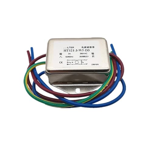 TADZKKIWM Anti-Interferenz-Einphasen-Netzfilter HT121-6-W5-D3 6A 3A XAW-6A(HT121-3-W5-D3 3A) von TADZKKIWM