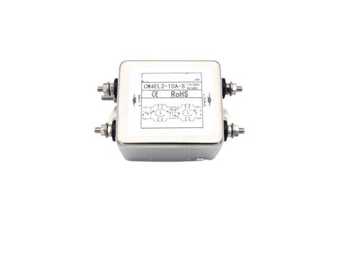 TADZKKIWM CW4EL2-3A/20A-S Anschraubbarer einphasiger 220-V-Netzfilter AC-Entstörung(CW4EL2-10A-S Bolt Interface) von TADZKKIWM