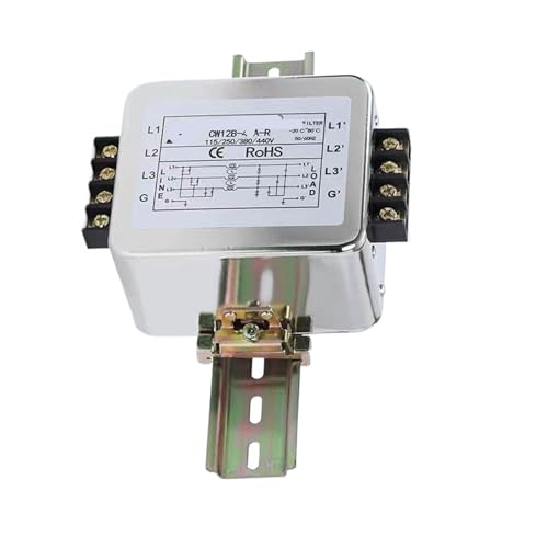 TADZKKIWM Dreiphasiger Dreileiter-Schienen-Netzfilter AC-Filter 220 V Anti-Interferenz CW12B-3A-R(CW12B-40A-R) von TADZKKIWM