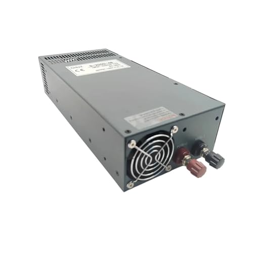 TADZKKIWM Einstellbares industrielles Schaltnetzteil 12 V 24 V 36 V 48 V 110 V 300 V AC DC 1000 W 1200 W 1500 W 2000 W Geeignet for CNC Closed Circuit TV LED-Lampe SMPS(12V-2000W,110V-01) von TADZKKIWM