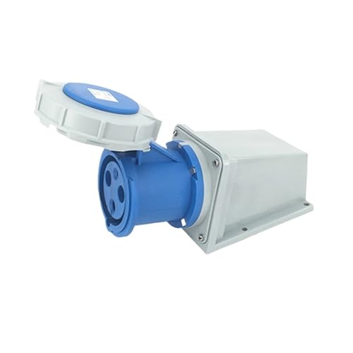 TADZKKIWM IP67 Industriestecker und -buchse Dreiphasig 3-adrig 4P5 Loch 63A/125A Wasserdicht Nicht explosionsgeschützt(3p125a Ip67 Exposed Socket Gp 1381) von TADZKKIWM