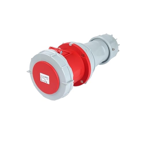 TADZKKIWM IP67 Industriestecker und -buchse Dreiphasig 3-adrig 4P5 Loch 63A/125A Wasserdicht Nicht explosionsgeschützt(5p125a Ip67 Connector Gp 1454) von TADZKKIWM