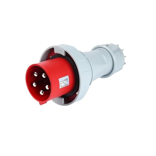 TADZKKIWM IP67 Industriestecker und -buchse Dreiphasig 3-adrig 4P5 Loch 63A/125A Wasserdicht Nicht explosionsgeschützt(5p125a Ip67 Plug Gp 1447) von TADZKKIWM