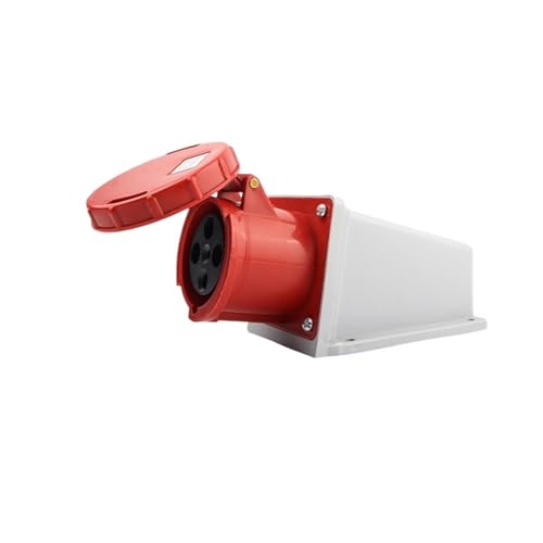 TADZKKIWM IP67 Wasserdichter Hochleistungs-Industriestecker 63A/125A Luftfahrtbuchse Nicht explosionsgeschützter Stecker 3-adrig 4-adrig 5-adrig(Four core 63A Surface Mounted) von TADZKKIWM